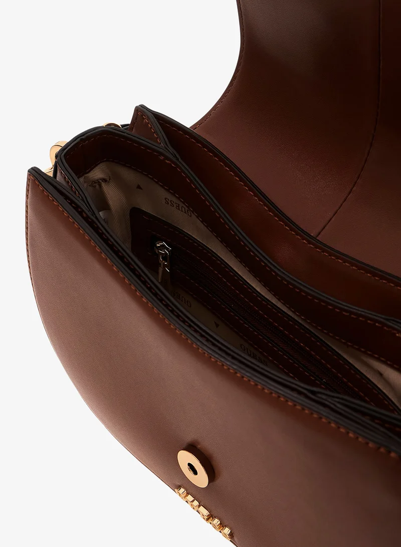 GUESS  Carrie Flap Over Shoulder Bag for Women | Best Price UAE